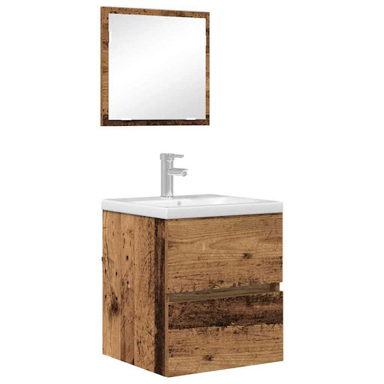 vidaXL Waschtisch ohne Waschbecken Braun vidaXL Waschtisch ohne Waschbecken Braun