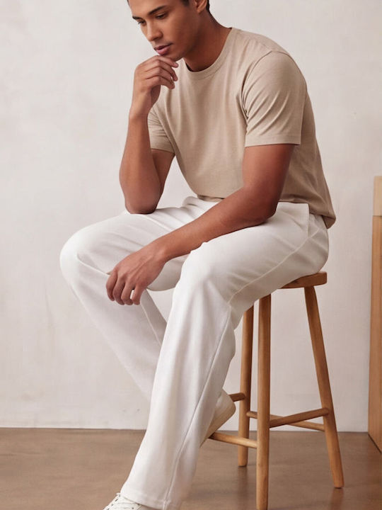 Trousers in Relaxed Fit White