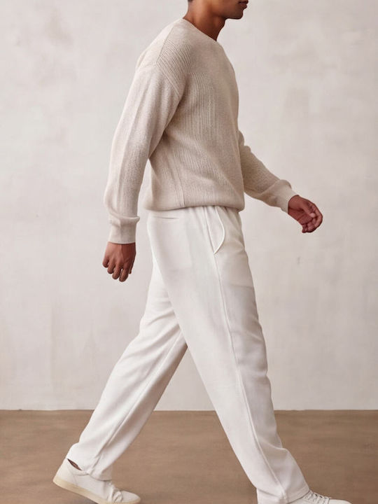 Trousers in Relaxed Fit White