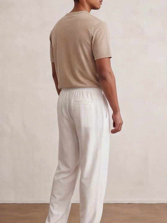 Trousers in Relaxed Fit White