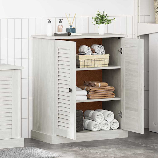 vidaXL Πάγκος χωρίς Νιπτήρα Μ68xΒ34xΥ80cm Λευκό