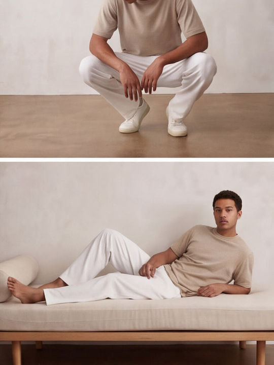 Trousers in Relaxed Fit White
