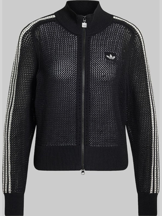 Firebird Track Top Γυναικεία Πλεκτή Ζακέτα σε Μαύρο Χρώμα