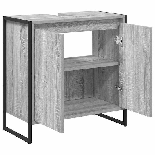 vidaXL Πάγκος χωρίς Νιπτήρα Μ60xΒ30xΥ60cm Γκρίζο Σονομα
