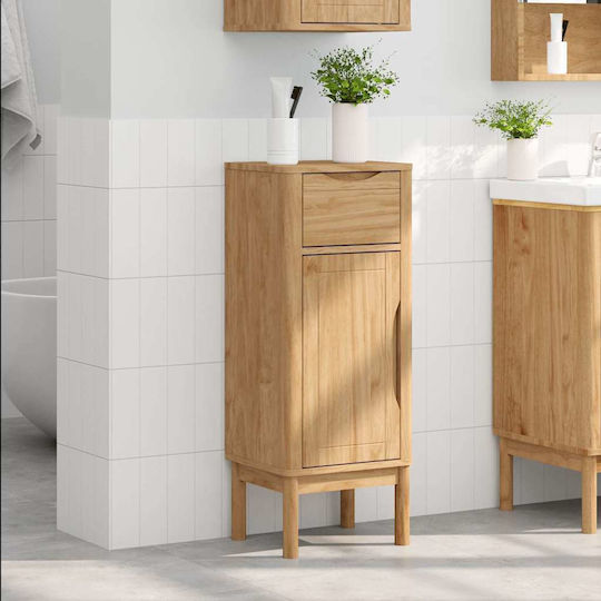 vidaXL Πάγκος χωρίς Νιπτήρα Μ35xΒ30xΥ85cm Κερωτό Καφέ