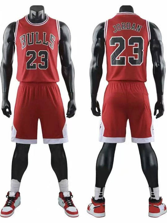 King Set De Basket Pentru Bărbați Jordan Roșu