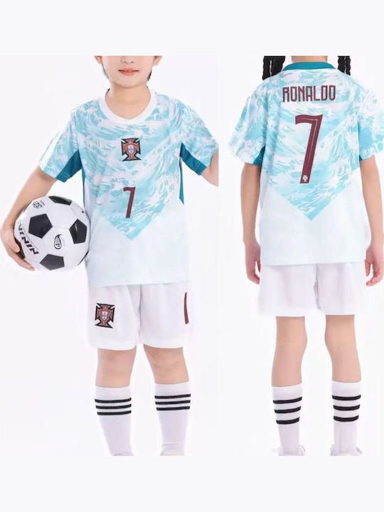 King Kids Football Set Ronaldo “7” Portugal National Team