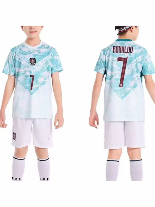 King Kids Football Set Ronaldo “7” Portugal National Team