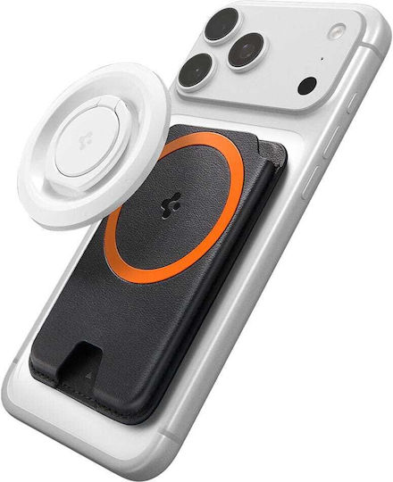 Spigen MagSafe Card Case Valentinus Magfit+ in Black Colour