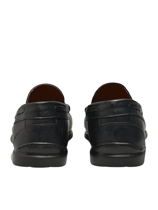 Leather Men's Loafers in Blue Colour