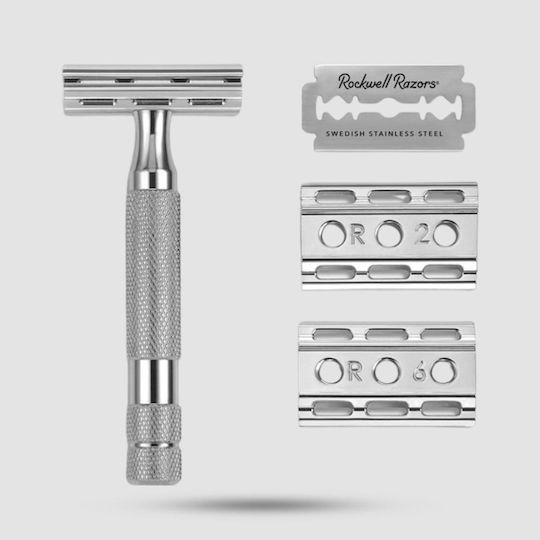 Rockwell Razors Razor with Replaceable Head 5 Blades for Sensitive Skin