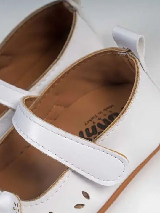 On Line Soft-Sole Baby Pumps White On-H1568