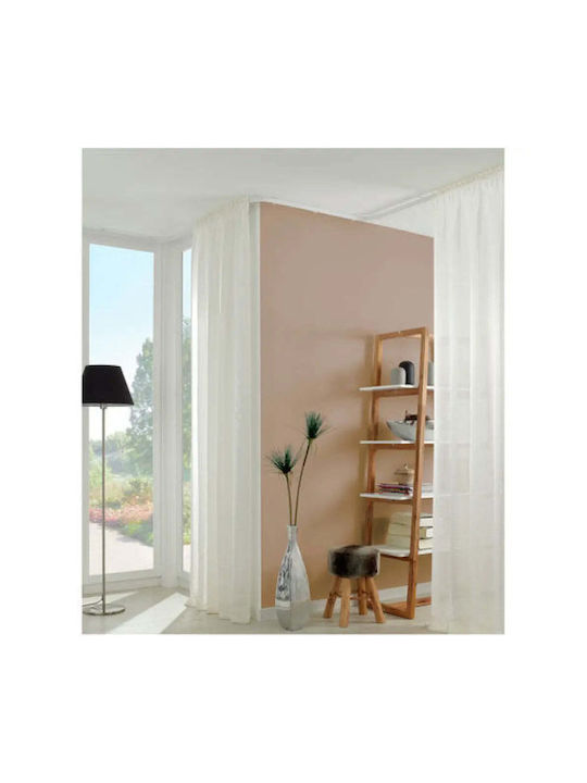 Gardinia One-Way Metallic Curtain Track in Color 350cm