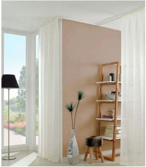 Gardinia One-Way Metallic Curtain Track in Color 350cm