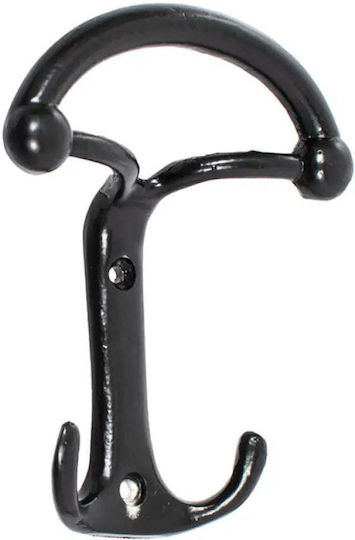 Sergani Wall Hanger 3 Hooks Black