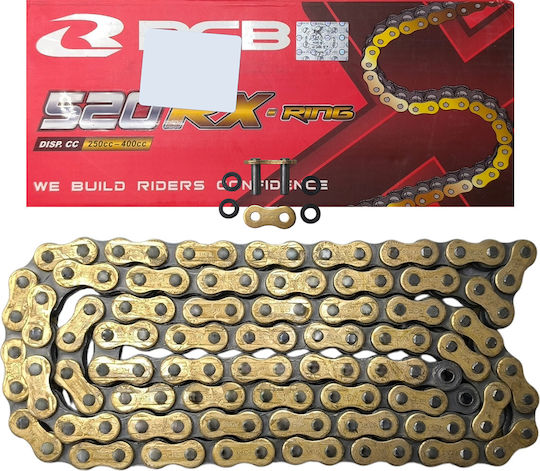 Задвижваща Верига 520х120 Rx-Series Oring Racing Boy Златиста