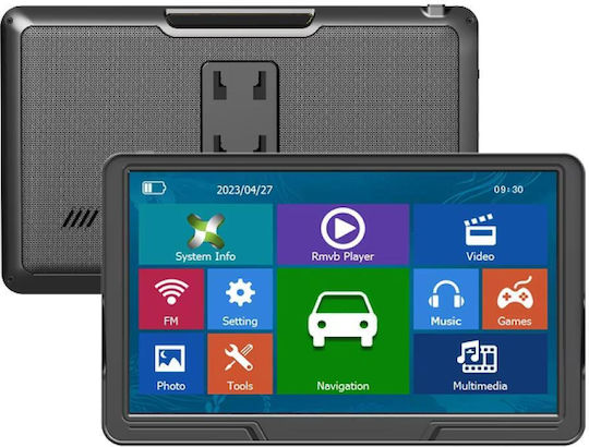 Dispozitiv GPS cu Ecran de 9" USB și Slot Card