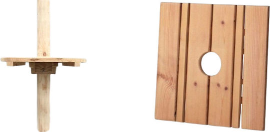 Te-1280 Wooden Beach Umbrella Pole Table Type Φ48x6
