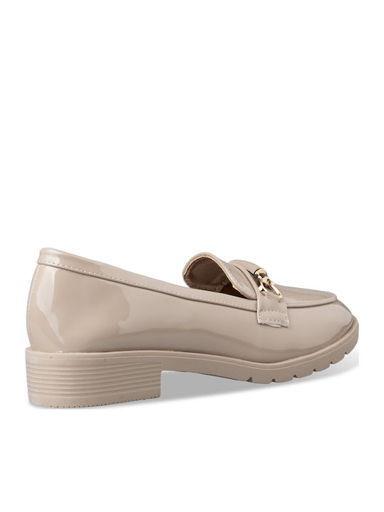 Women's Loafers in Beige Colour