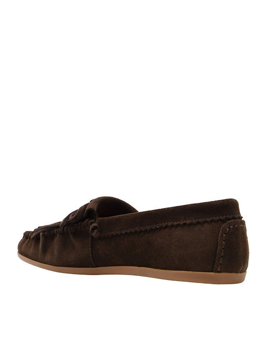 Γυναικεία Loafers σε Καφέ Χρώμα