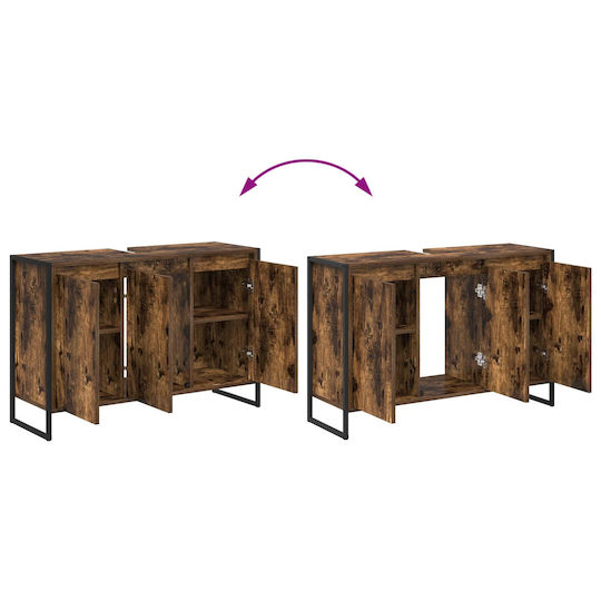 vidaXL Πάγκος χωρίς Νιπτήρα Μ90xΒ30xΥ60cm Δρυς