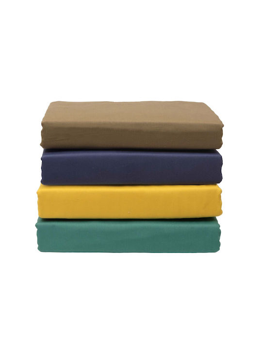 Anna Riska Σεντόνι Υπέρδιπλο 240x275εκ. Khaki Green