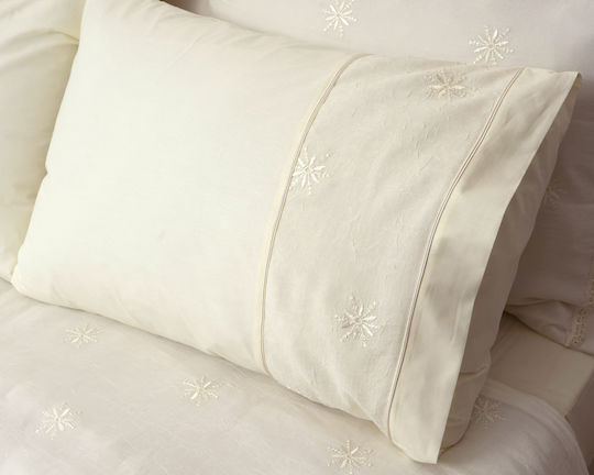 Viopros Super-Double Set 4 Pieces 240x260cm Ecru Viopros Super-Double Set 4 Pieces 240x260cm Ecru