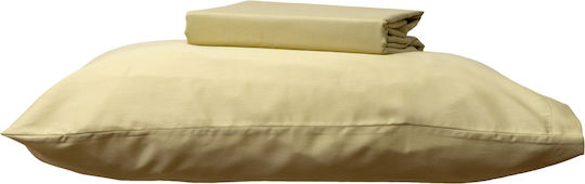 Anna Riska Super-Double Set 4 Pieces 160x200+25cm with Rubber Hugger Beige