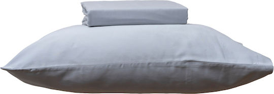 Anna Riska King Size Bed Sheets Set 4 Pieces 280x275cm Gray