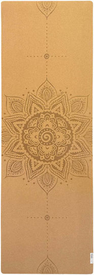 Yogistar 130702 Exercise Mat Yoga Brown (183x61x0.4cm)