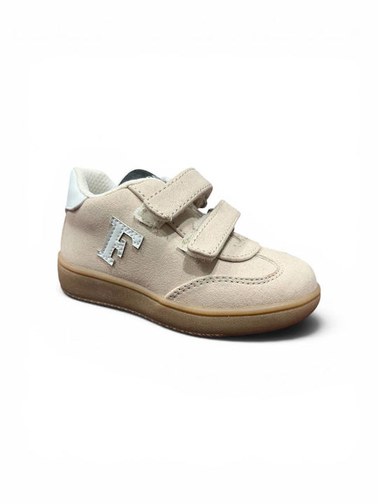 Kinder Sneaker mit Bügel- und Schleifenverschluss Beige