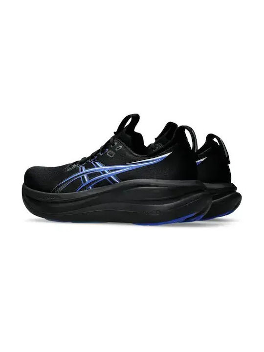 Gel-nimbus 28 Men's Sport Shoes Running Black / Neon Blue