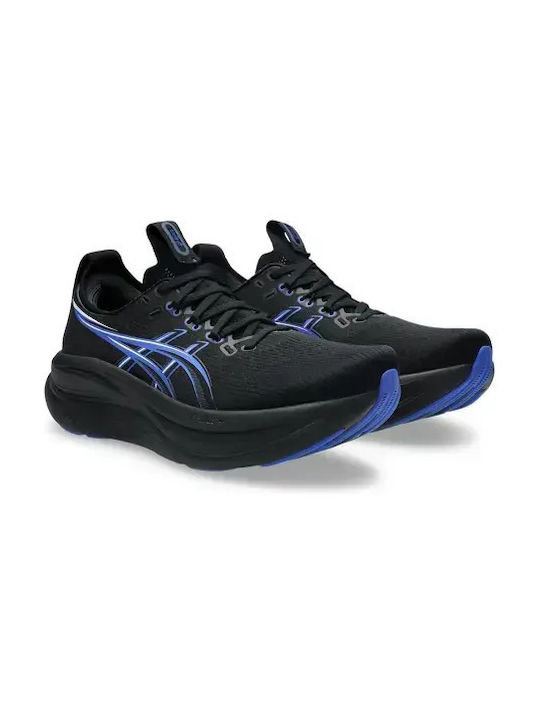 Gel-nimbus 28 Men's Sport Shoes Running Black / Neon Blue