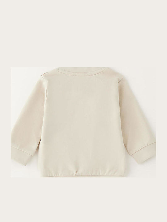 Cardigan Pentru Copii Din Bumbac Bej