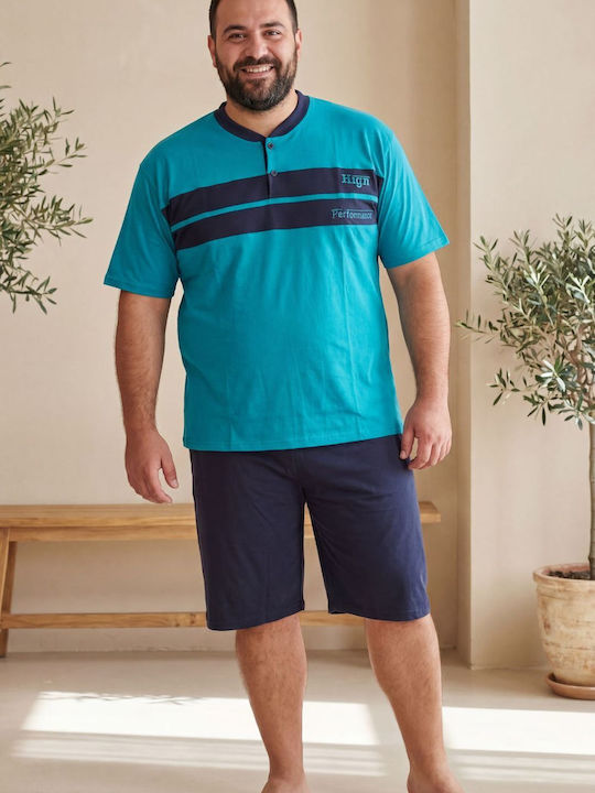 Rimoli Plus Size Summer Men's Pyjamas Veraman
