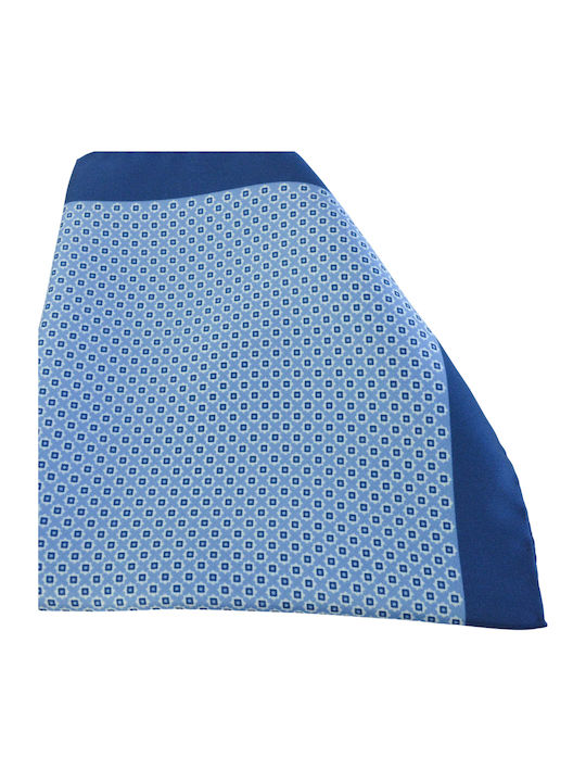 Herrenschal Seidiges Blau
