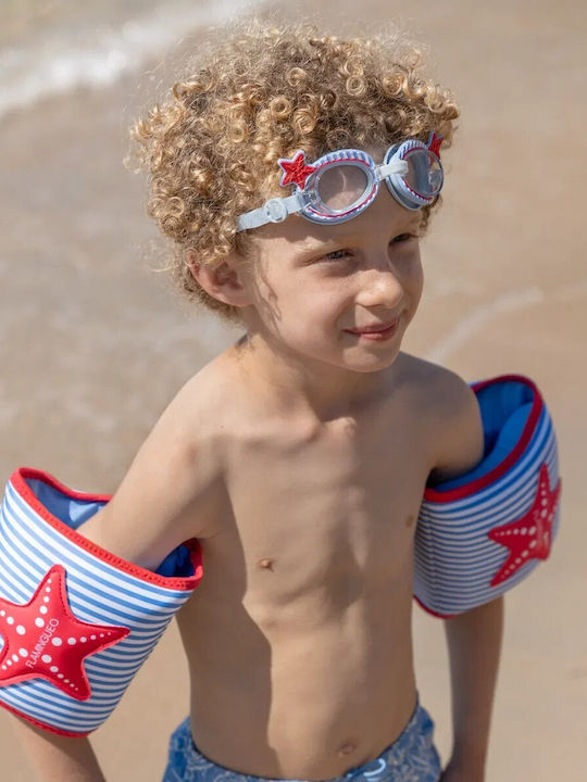 Flamingueo Kids Light Blue Swimming Goggles