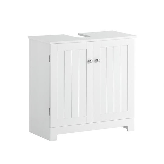 SoBuy Blat fără Lavoar L29xW29xH60cm Alb