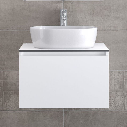 Royal Sevilla 60 White Lacquer 61x46x35cm Countertop Sink Unit Basin Sink