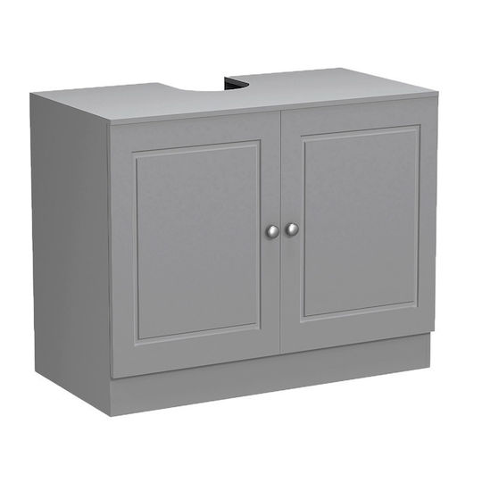 Bakaji Countertop without Sink L66xW37xH56cm Gray