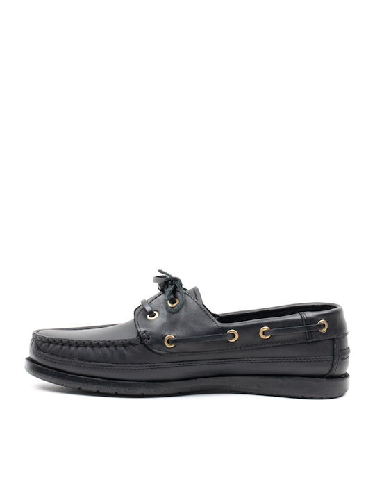 Leather Men's Casual Shoes Anatomic Black