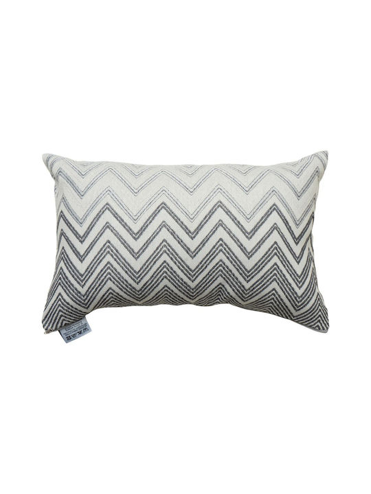 Anna Riska Μαξιλάρι Καναπέ Dark Grey 32x52εκ.