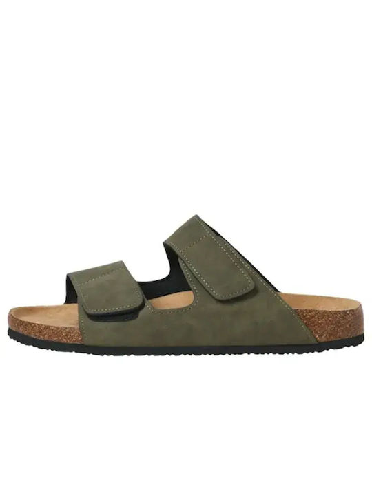 Men's Sandals in Green Colour
