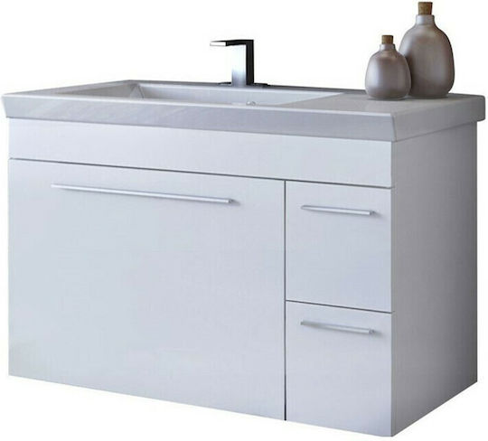 Drop Status 120 Countertop with Sink Glossy Lacquer