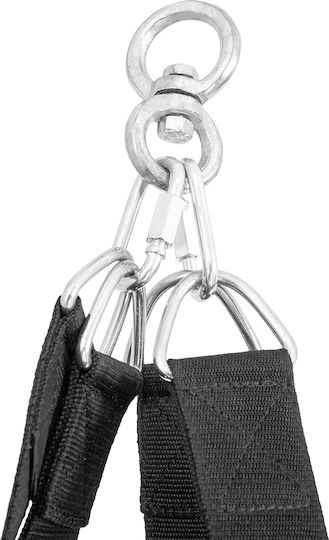 AMILA Punching Bag Empty with Height 150cm Black