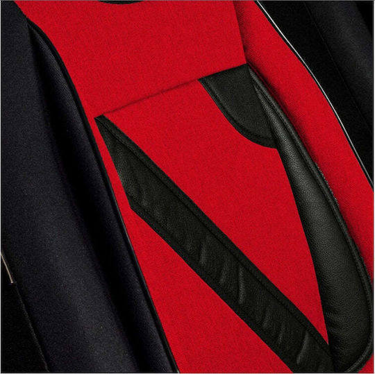 Universal Nero Rote Personalisierte Autositzbezüge Renault
