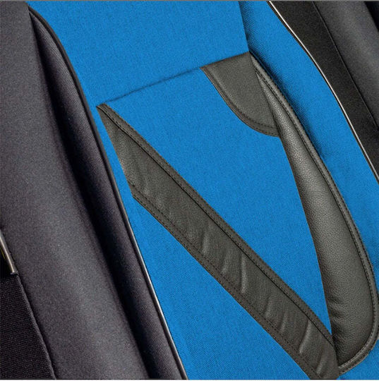 Set Custom Universal Nero Blue Seat Covers Ford