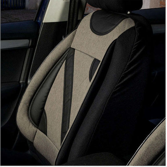 Set Custom Universal Nero Beige Seat Covers New Dacia