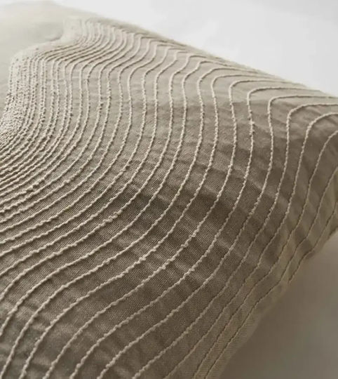 Gofis Home Μαξιλαροθήκη Elira Βαμβάκι 45x45εκ.