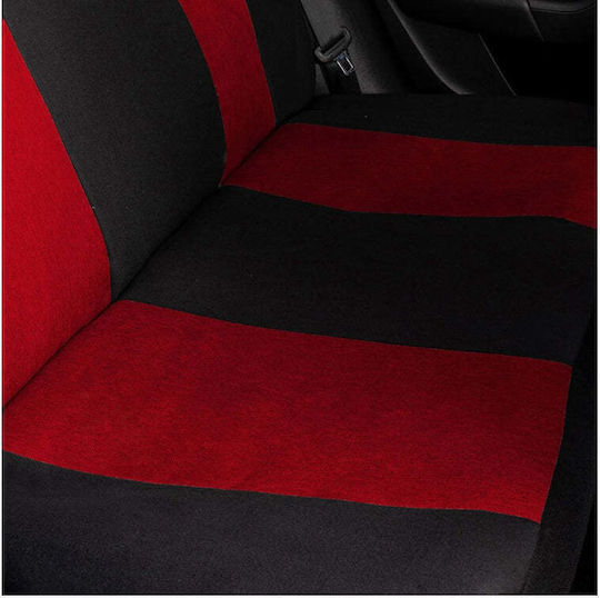 Set Universal Huse Scaune Auto Nero Roșii Personalizate Citroen